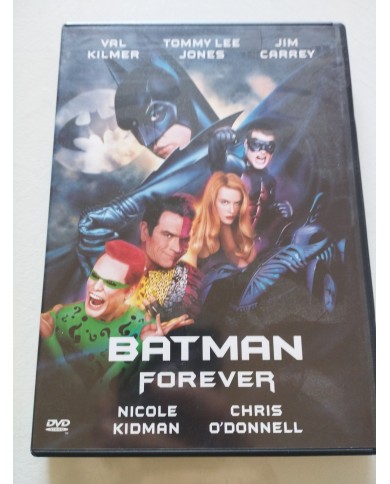Batman Forever Jim Carrey Tommy Lee Jones - DVD Español Ingles Region 2 Batman Forever Jim Carrey Tommy Lee Jones - DVD Español Ingles Region 2
