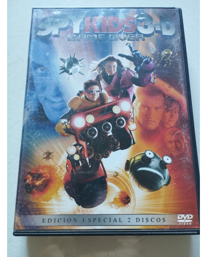 Spy Kids Game Over Antonio Banderas 2 x DVD + Extras Español Ingles Region 2 Am