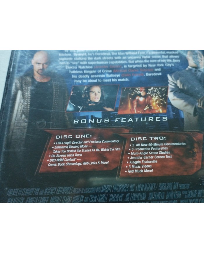 Daredevil Ben Affleck- 2 x DVD Region 1 Español Ingles