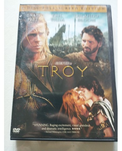 Troy Brad Pitt Eric Bana Orlando Bloom - 2 x DVD Region 1 Ingles Español Troy Brad Pitt Eric Bana Orlando Bloom - 2 x DVD Region 1 Ingles Español