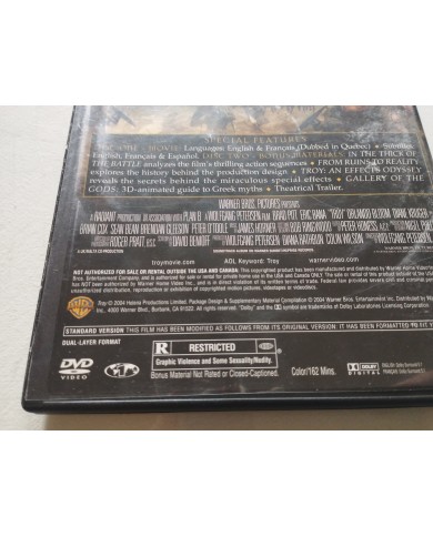 Troy Brad Pitt Eric Bana Orlando Bloom - 2 x DVD Region 1 Ingles Español Troy Brad Pitt Eric Bana Orlando Bloom - 2 x DVD Region 1 Ingles Español