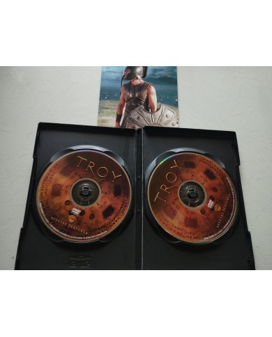 Troy Brad Pitt Eric Bana Orlando Bloom - 2 x DVD Region 1 Ingles Español Troy Brad Pitt Eric Bana Orlando Bloom - 2 x DVD Region 1 Ingles Español