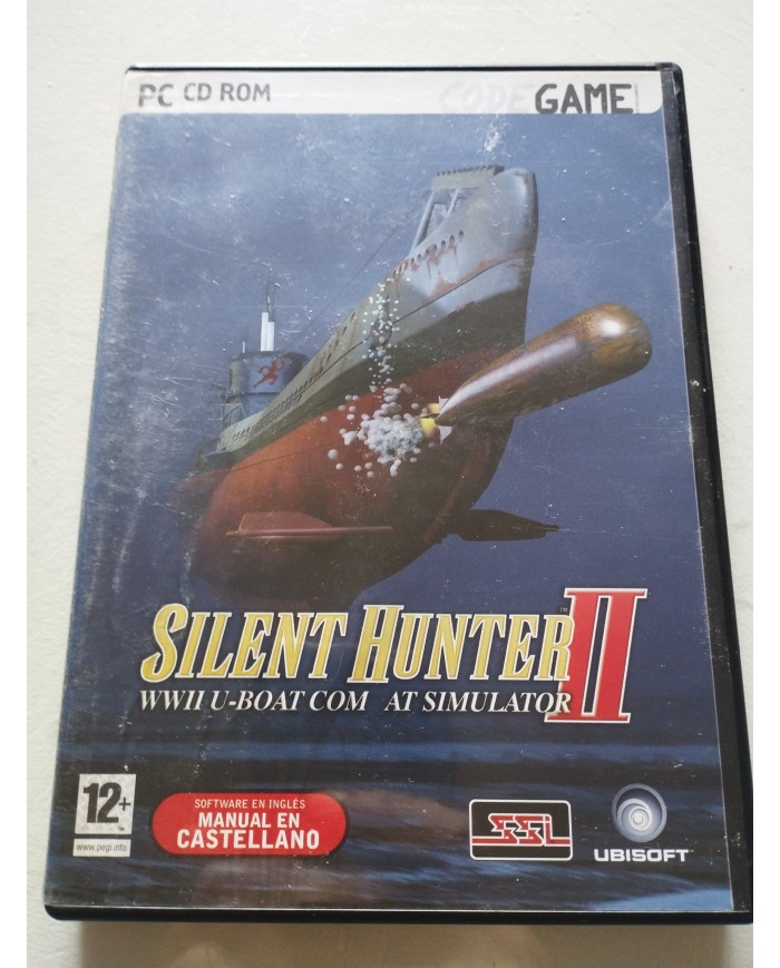 SILENT HUNTER II WWII U-BOAT COM AT SIMULATOR JUEGO PC CD-ROM EDIC ESPAÑA