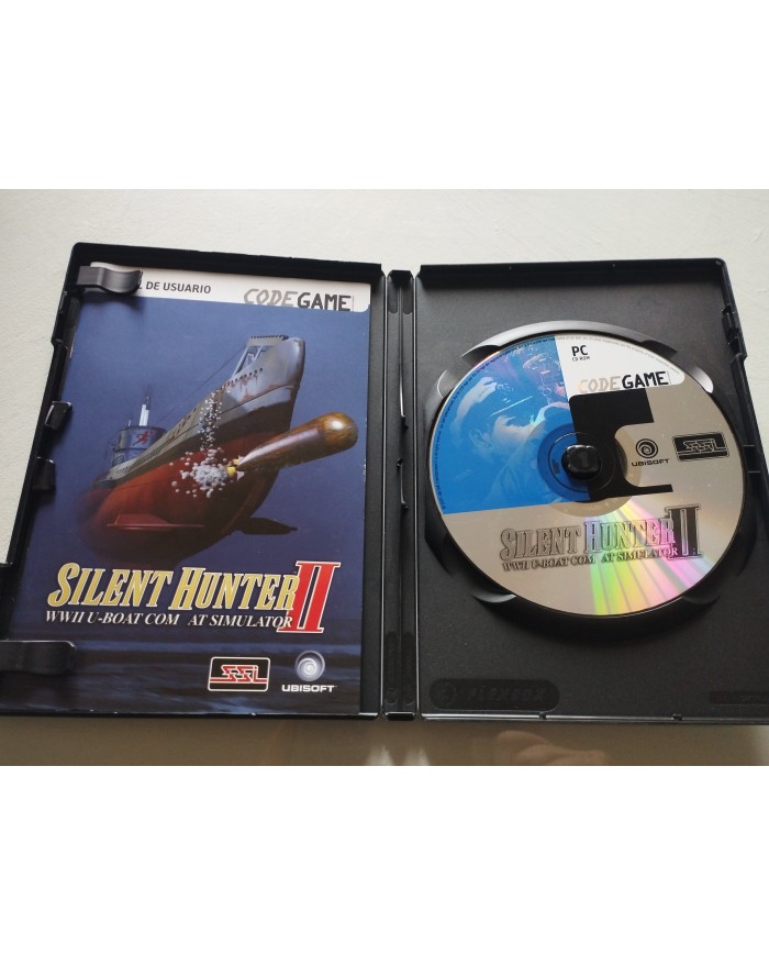 SILENT HUNTER II WWII U-BOAT COM AT SIMULATOR JUEGO PC CD-ROM EDIC ESPAÑA