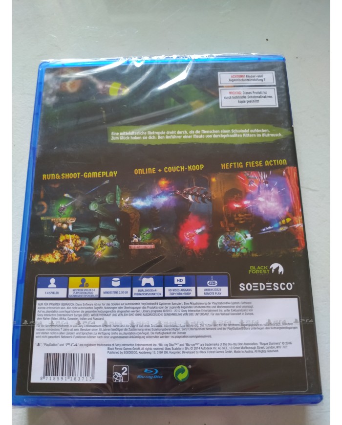 Rogue Stormers Soedesco Black Forest - Juego PS4 Edicion Alemania PAL Nuevo