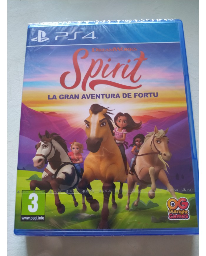 Spirit La Gran Aventura de Fortu DreamWorks - Juego PS4 Edic España PAL Nuevo 3T