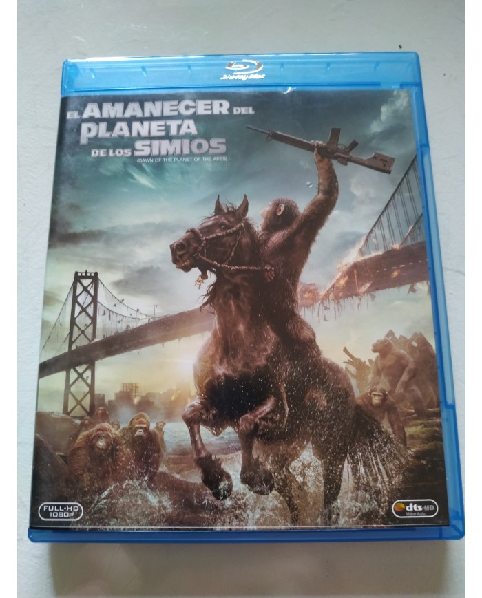 El Amanecer del Planeta de los Simios - Blu-Ray Español Ingles Am