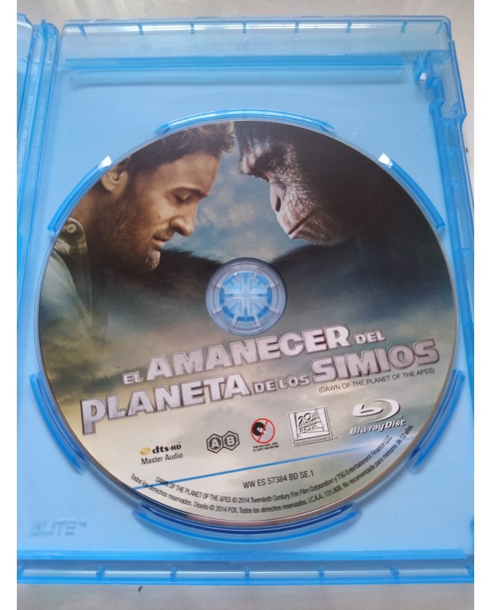 El Amanecer del Planeta de los Simios - Blu-Ray Español Ingles Am