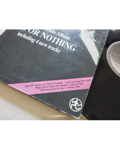 Milli Vanilli All Or Nothing The US Remix Album 1989 - LP Vinilo 12" VG/VG Am