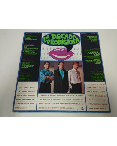 La Decada Prodigiosa II 1986 Hispavox Pop Español - LP 12" Vinilo - G+/G+