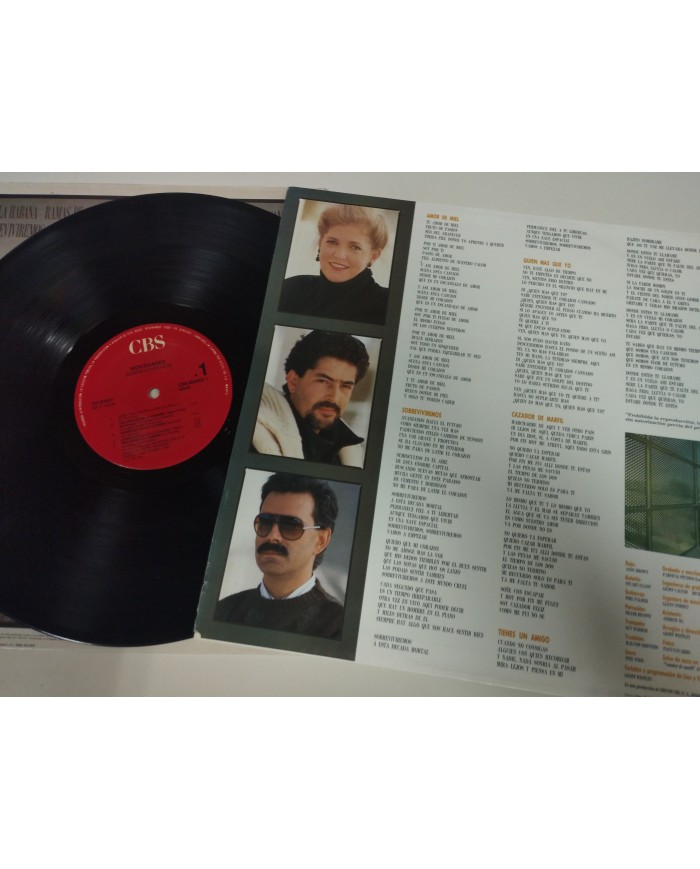 Mocedades Sobreviviremos CBS 1987 Primera Edicion - LP Vinilo 12" VG/VG