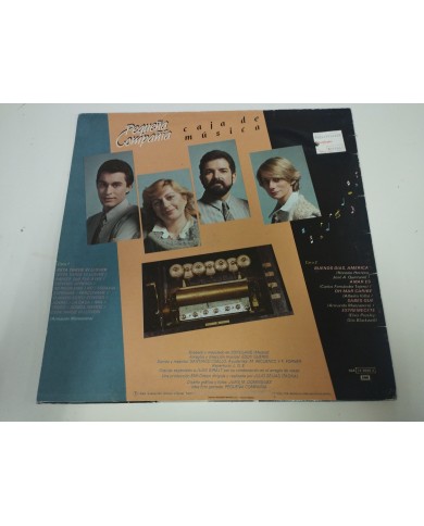 Pequeña Compañia Caja de Musica EMI 1984 - LP Vinilo 12" VG/G+