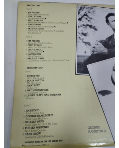 Country Giants Vol 3 Jim Reeves Dolly Parton Chet Atkins 2 X LP 12" Vinilo VG/VG