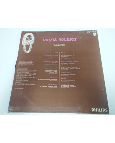 Demis Roussos Souvenirs 1975 Spain Edition - LP Vinilo 12" VG/VG