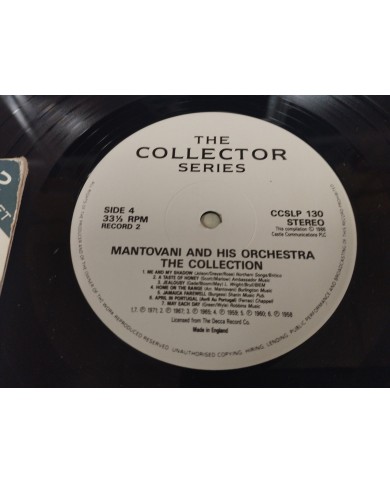 Mantovani And His Orchestra Collection 1986 UK Press 2 x LP Vinilo 12" VG/VG Am