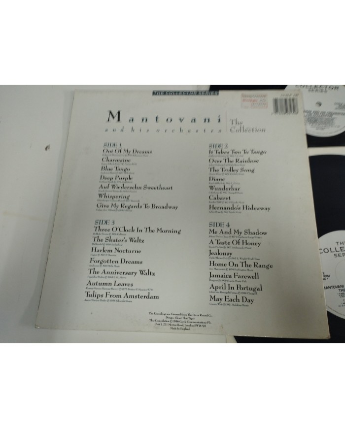 Mantovani And His Orchestra Collection 1986 UK Press 2 x LP Vinilo 12" VG/VG Am