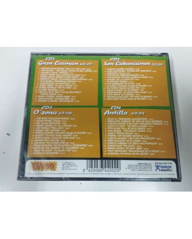 Los grandes Templos de la Salsa DJ Jeam Miguelon Edu 2000 Fat Box - 4 x CD Am