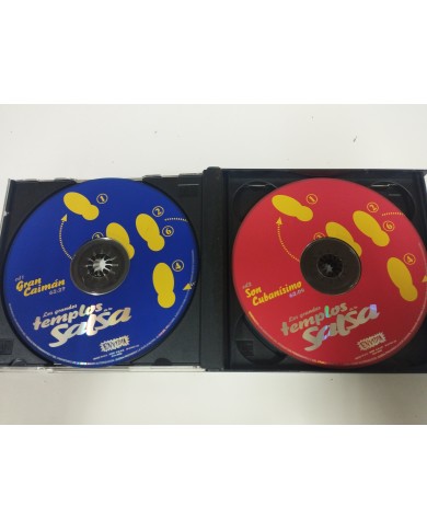 Los grandes Templos de la Salsa DJ Jeam Miguelon Edu 2000 Fat Box - 4 x CD Am