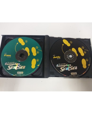 Los grandes Templos de la Salsa DJ Jeam Miguelon Edu 2000 Fat Box - 4 x CD Am