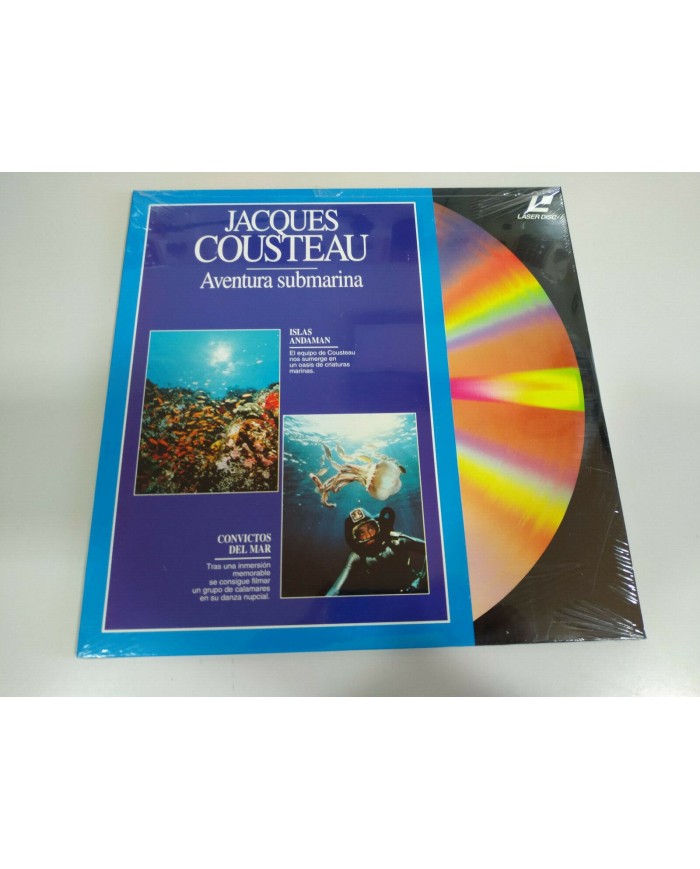 Jacques Cousteau Islas Andaman Convictos Mar Aventura Submarina LASERDISC LD 2T Jacques Cousteau Islas Andaman Convictos Mar Aventura Submarina LASERDISC LD 2T