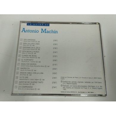 ANTONIO MACHIN LO MEJOR DE EXITOS 1990 CD EMI EDICIONES DEL PRADO