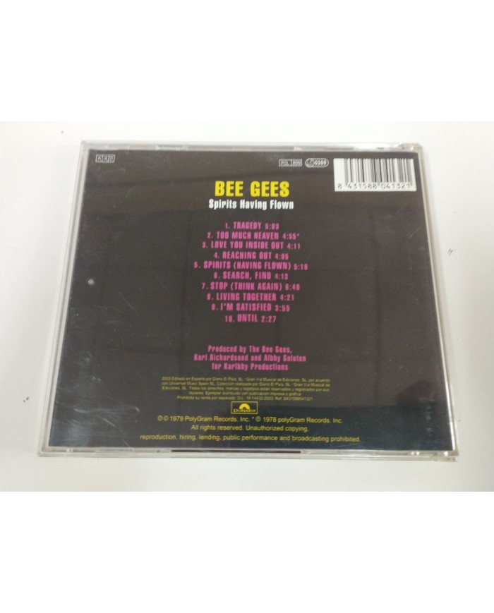 Bee Gees Spirits Having Flown 2003 Polydor Spain Press - CD Am