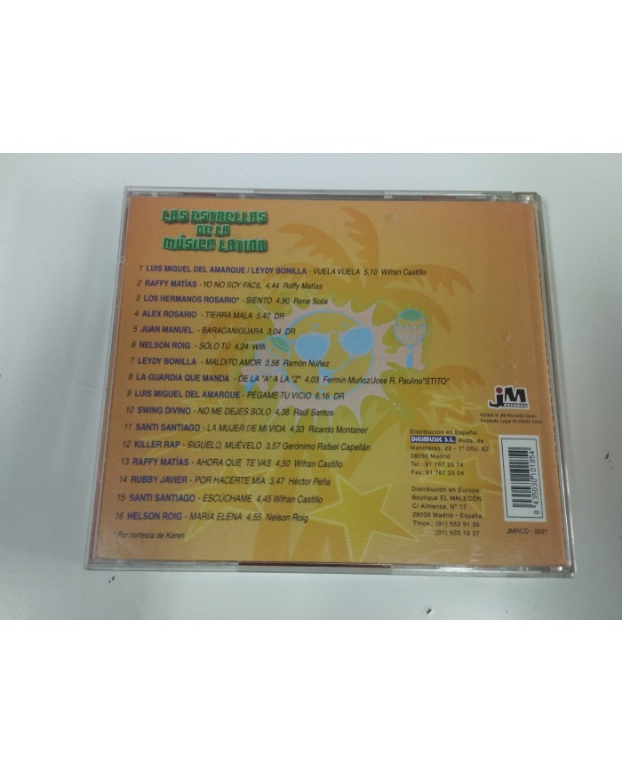 Las estrellas de la Musica Latina Leydy Bonilla Raffy Matias Nelson Roig - CD Am