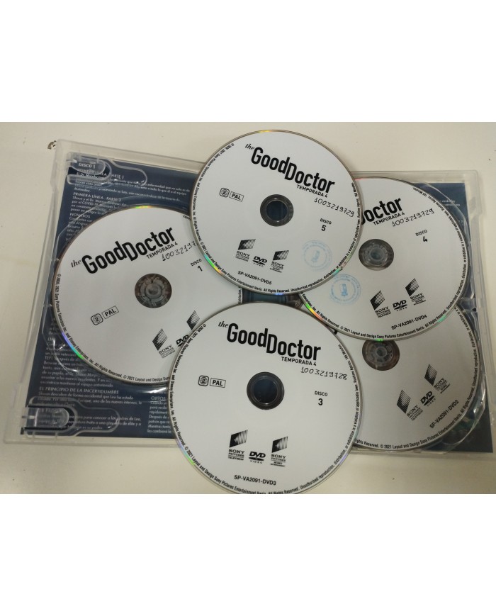 The Good Doctor Cuarta Temporada Completa - 5 x DVD Region 2 Español Ingles Am