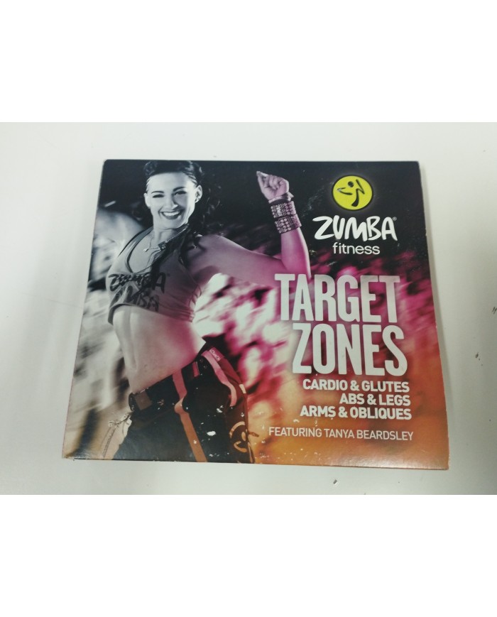 Zumba Fitness Target Zones Tanya Beardsley Cardio Glutes Abs Legs - 3 x DVD PAL
