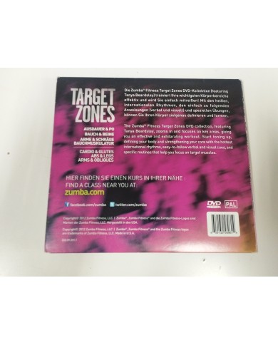 Zumba Fitness Target Zones Tanya Beardsley Cardio Glutes Abs Legs - 3 x DVD PAL Zumba Fitness Target Zones Tanya Beardsley Cardio Glutes Abs Legs - 3 x DVD PAL