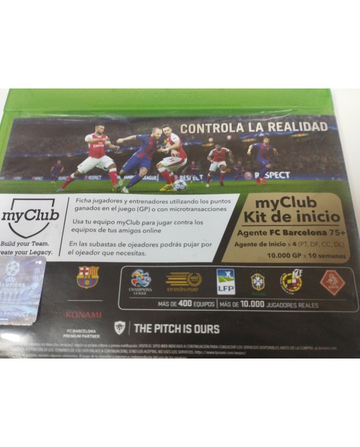 PES 2017 Pro Evolution Soccer Konami - Juego Xbox One Edicion España PAL Am