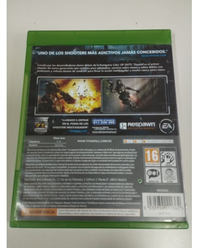 Titanfall Respawn EA - Juego Xbox One Edicion España PAL Am Titanfall Respawn EA - Juego Xbox One Edicion España PAL Am