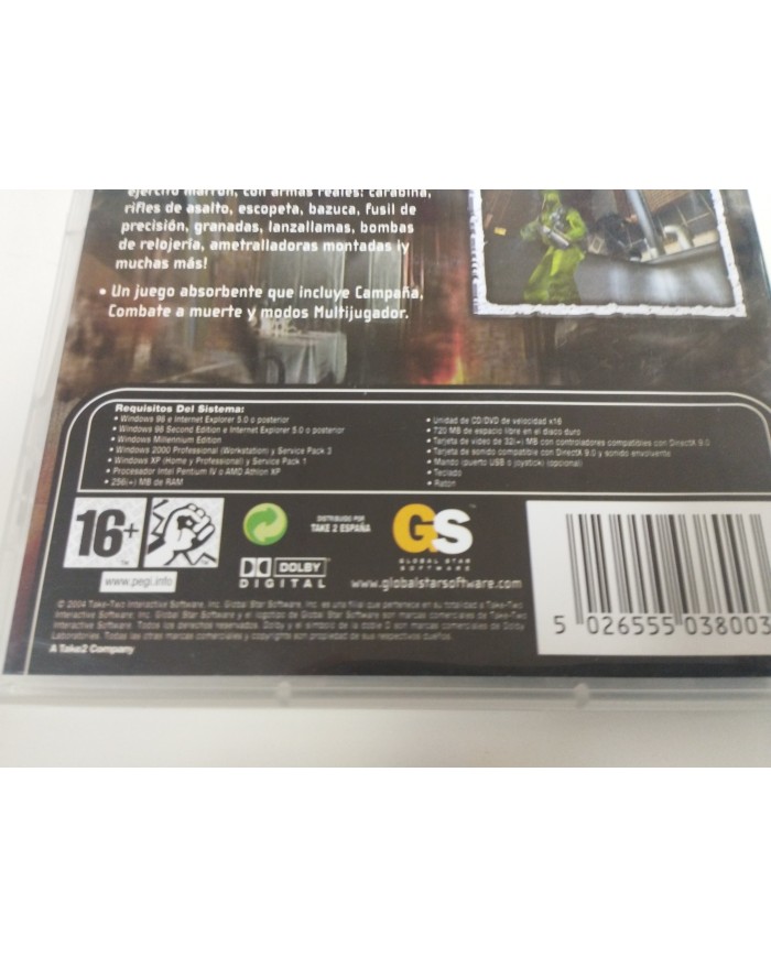 Army Men Sarge´s War Global Star 2004 - Juego para PC CD-Rom  Edicion España