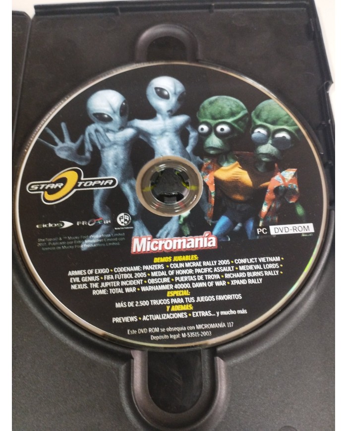 Startopia Eidos 2001 - Juego para PC DVD-Rom  Edicion España