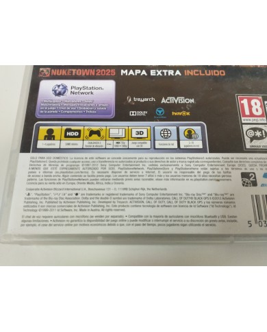 Call of Duty Black Ops II Activision - Juego PlayStation 3 PS3 Am Call of Duty Black Ops II Activision - Juego PlayStation 3 PS3 Am