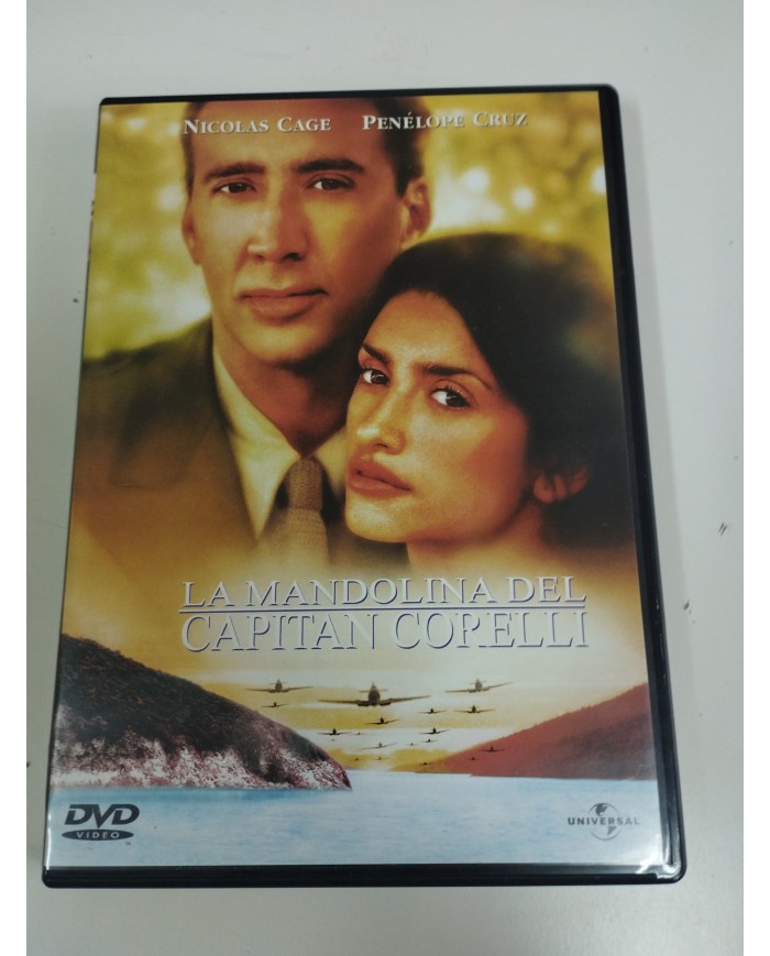 La Mandolina del Capitan Corelli Nicolas Cage Penelope Cruz DVD Español Ingles