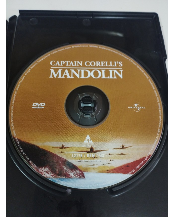 La Mandolina del Capitan Corelli Nicolas Cage Penelope Cruz DVD Español Ingles