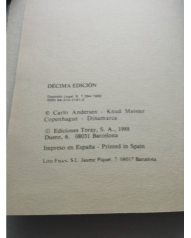 PUCK Tiene Razon Lisbeth Werner 1988 Ediciones Toray - LIBRO Español Am