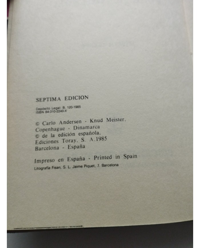 PUCK ¡ En Guardia ! Lisbeth Werner 1985 Ediciones Toray - LIBRO Español Am