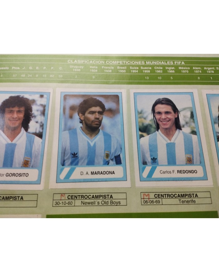 Campeonato Mundial de Futbol USA 94 Maradona  - Album de Cromos Completo