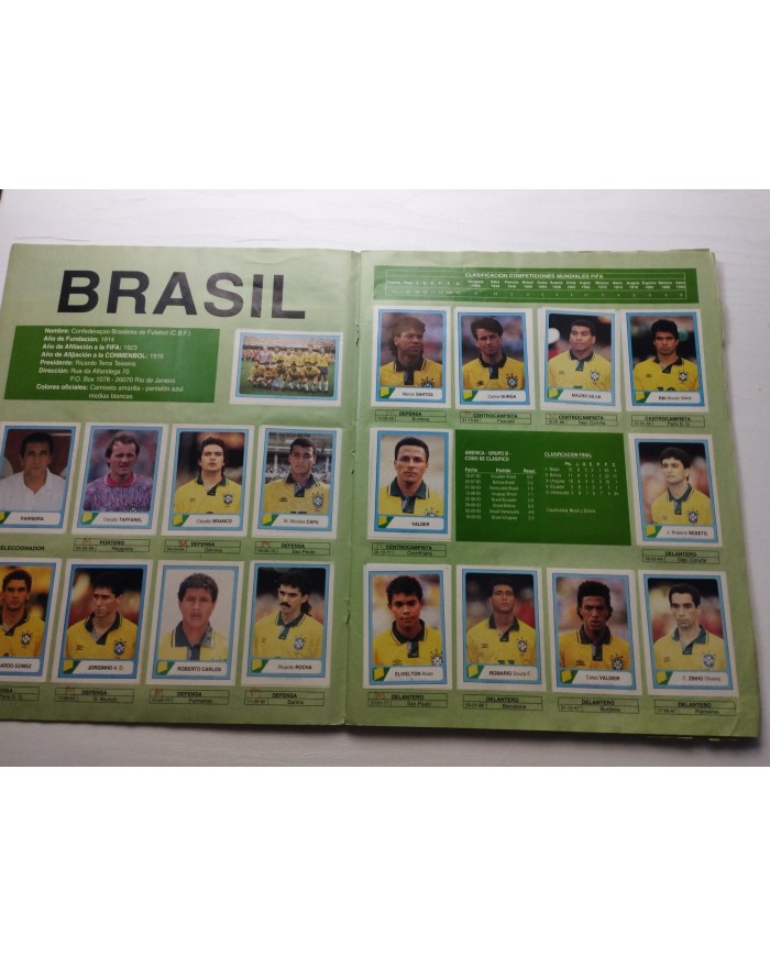 Campeonato Mundial de Futbol USA 94 Maradona  - Album de Cromos Completo