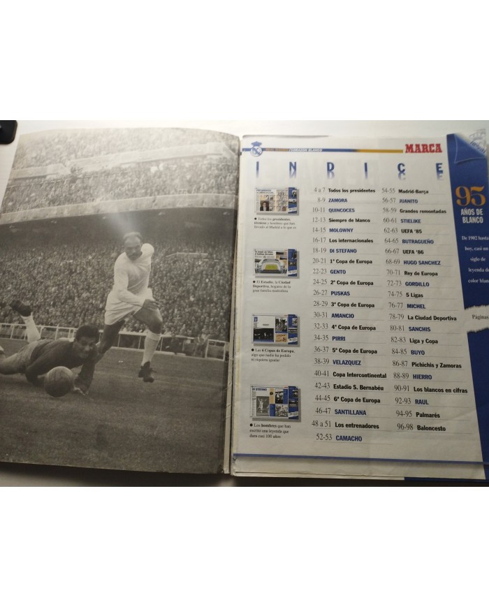 Real Madrid Corazon Blanco Fotos Para la Historia Marca 95 Años Revista Español