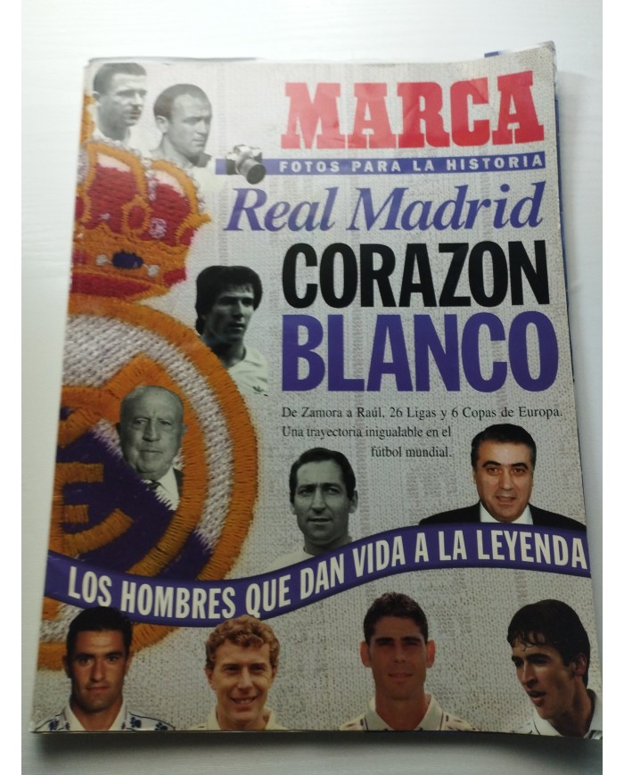 Real Madrid Corazon Blanco Fotos Para la Historia Marca 95 Años Revista Español