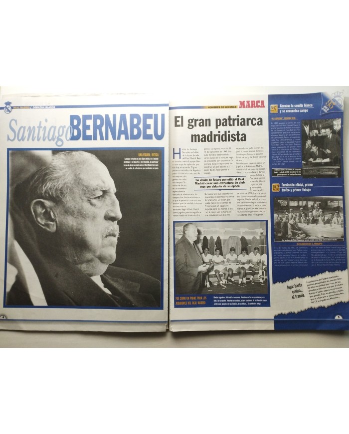 Real Madrid Corazon Blanco Fotos Para la Historia Marca 95 Años Revista Español