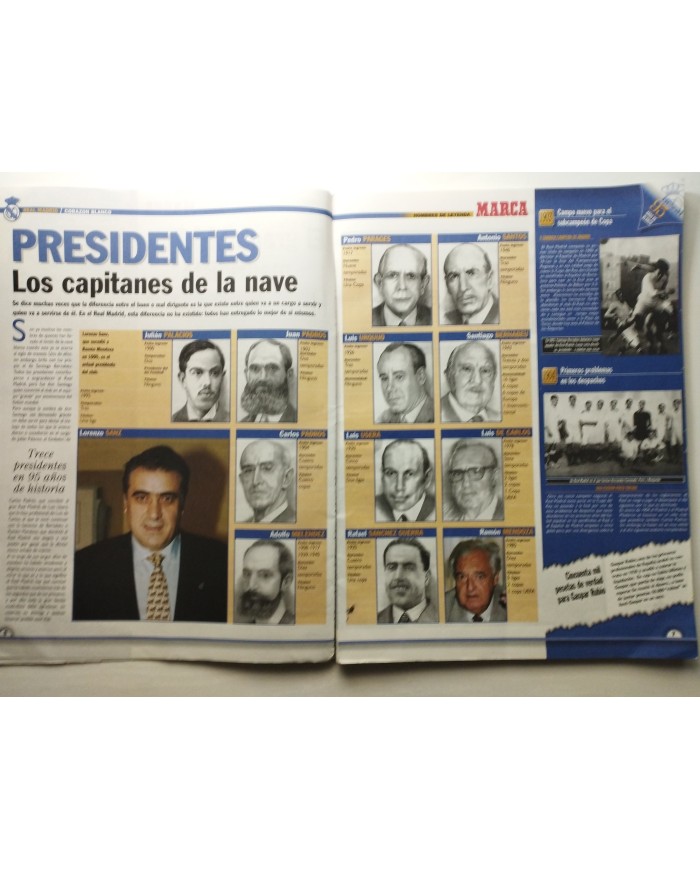Real Madrid Corazon Blanco Fotos Para la Historia Marca 95 Años Revista Español