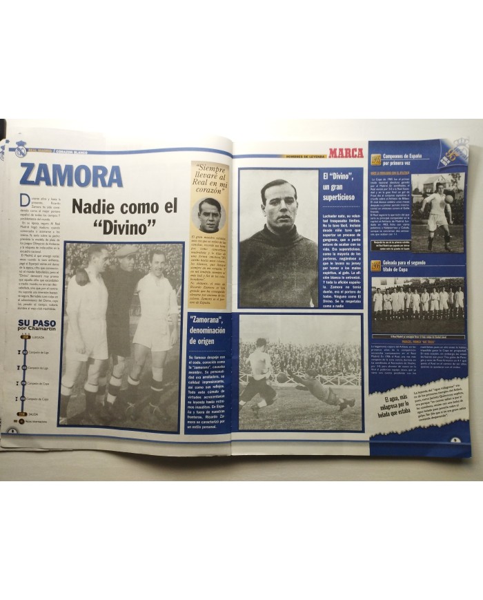 Real Madrid Corazon Blanco Fotos Para la Historia Marca 95 Años Revista Español