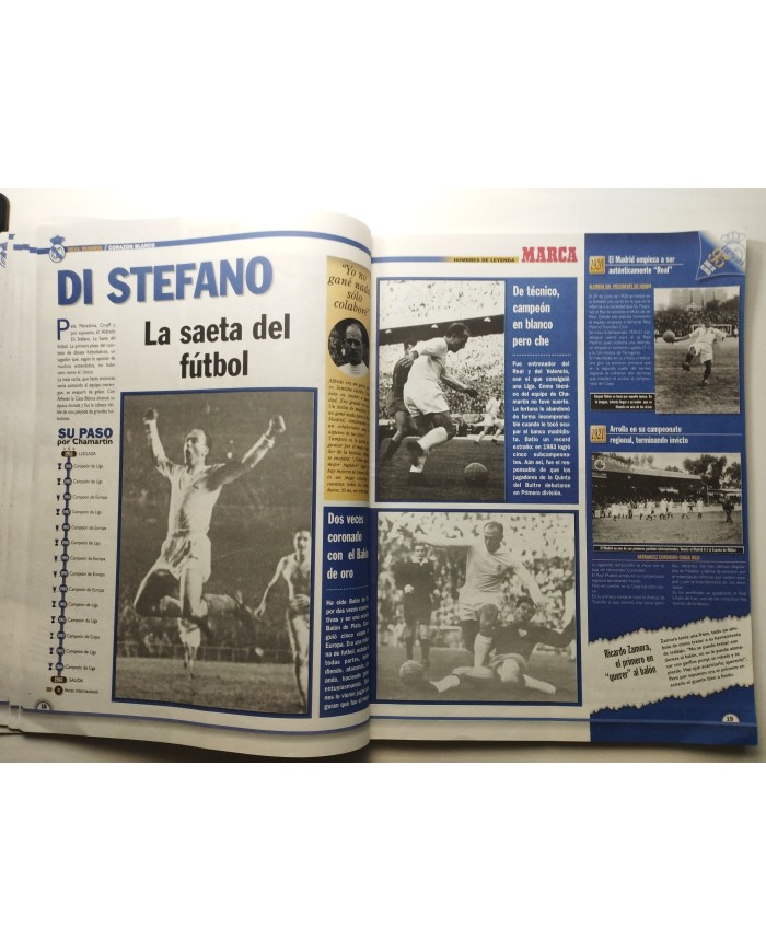 Real Madrid Corazon Blanco Fotos Para la Historia Marca 95 Años Revista Español