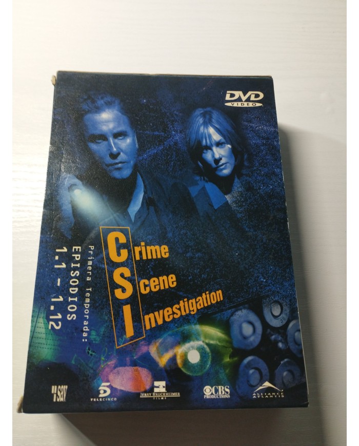 CSI Las Vegas Primera Temporada Episodios 1.1-1.12 - 3 x DVD Español Ingles Am