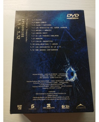 CSI Las Vegas Primera Temporada Episodios 1.1-1.12 - 3 x DVD Español Ingles Am