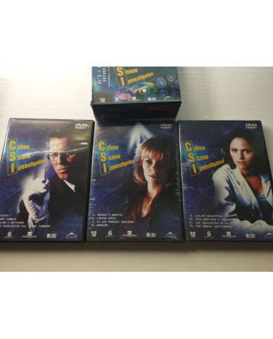 CSI Las Vegas Primera Temporada Episodios 1.1-1.12 - 3 x DVD Español Ingles Am